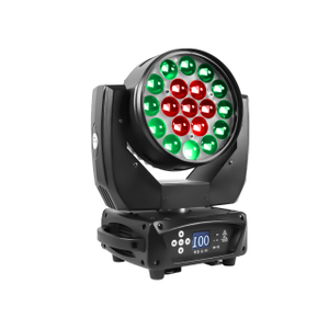 Leistungsstarker 19-teiliger * 15-W-LED-Moving-Head - 4-in-1-DMX512-Bühnenbeleuchtung